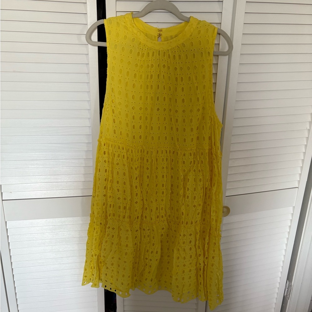 Lilly Pulitzer Sunny Yellow Eyelet Top